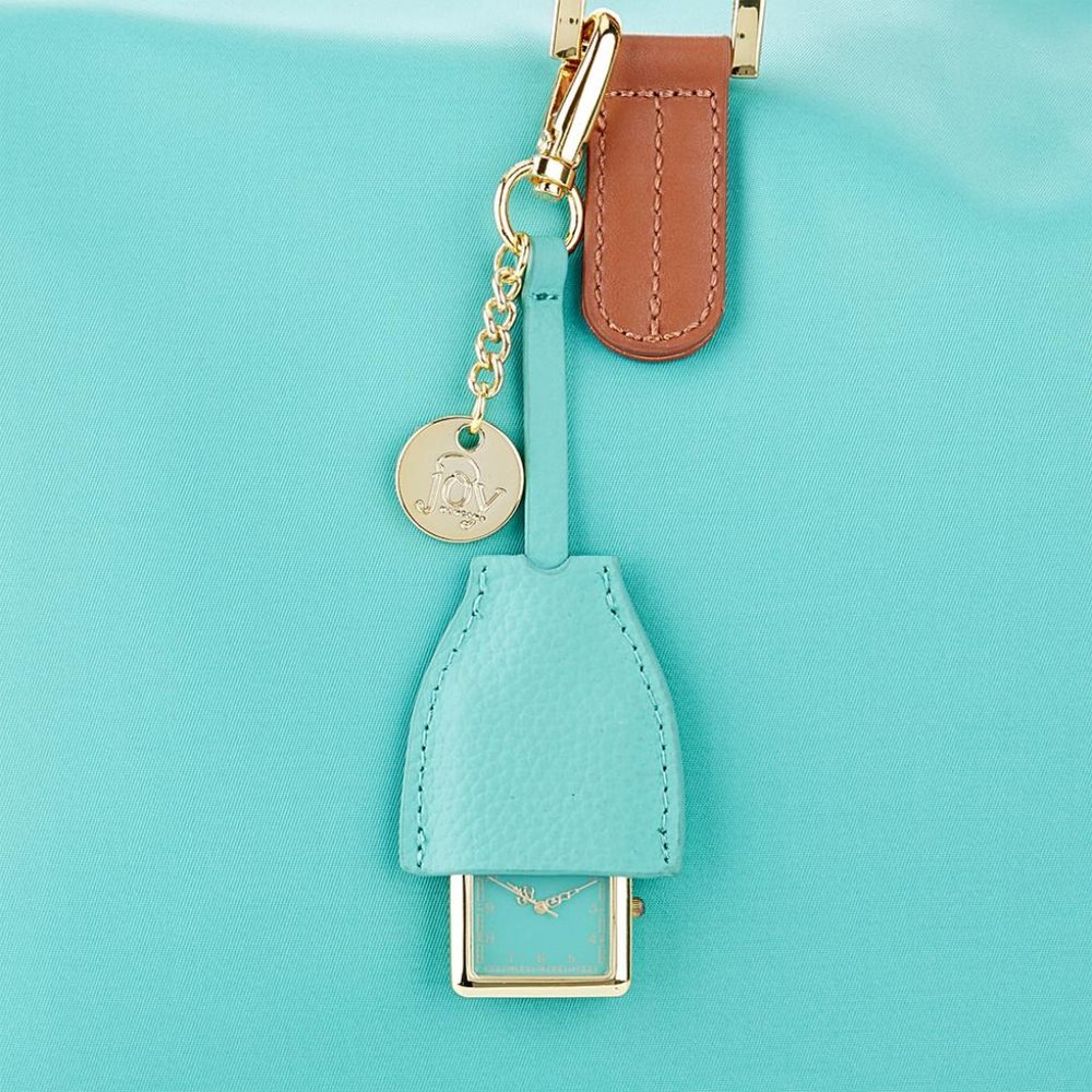 JOY Handbag Charm Collection Luxe Watch Turquoise